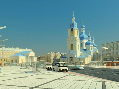 Реконструкция Сенной площади в Санкт-Петербурге